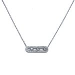 Κολιέ με κινούμενες πέτρες zircon