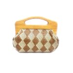 Τσάντα ψάθινη Verde 01-1707 clutch