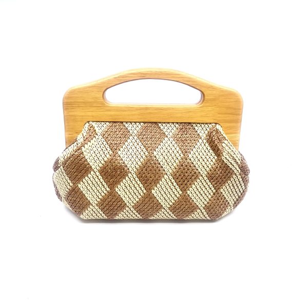 Τσάντα ψάθινη Verde 01-1707 clutch