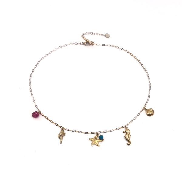Κολιέ καλοκαιρινό με charms