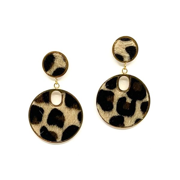 Σκουλαρίκια animal print